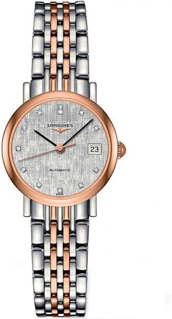 Longines Elegant Automatic Diamond Ladies Watch L4.309.5.77.7
